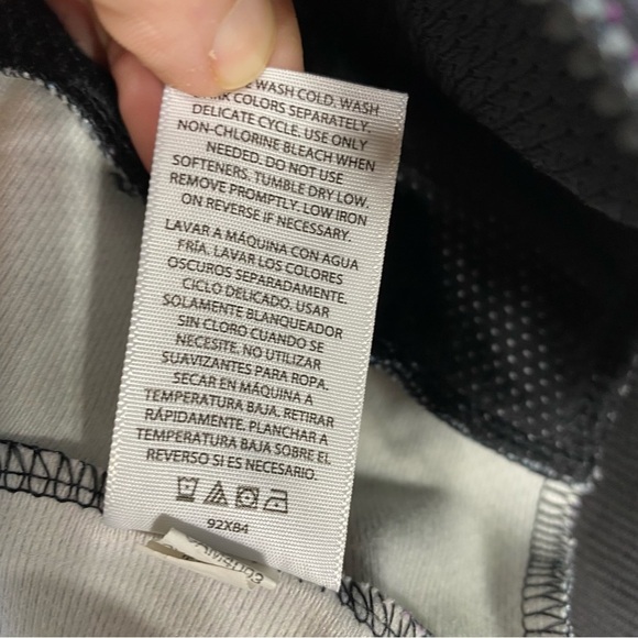 Avia Girls Black Digital Bloom Performance Track Jacket - Picture 9 of 9